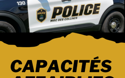 CANTLEY | ARRESTATION POUR CAPACITÉS DE CONDUIRE AFFAIBLIE PAR L’ALCOOL