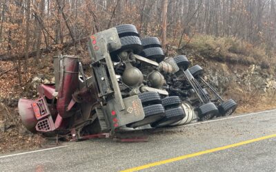 LA PÊCHE : SORTIE DE ROUTE D’UNE BÉTONNIÈRE