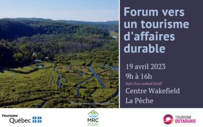 Forum Touristique, 19 avril!