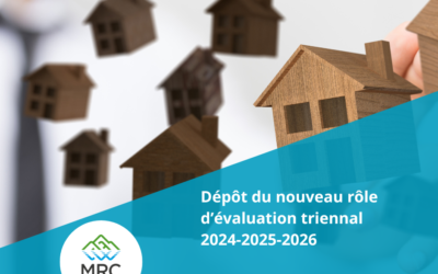 Val-des-Monts, dépôt du nouveau rôle d’évaluation triennal 2024-2025-2026