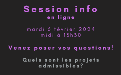 Session info, Fonds de développement culturel