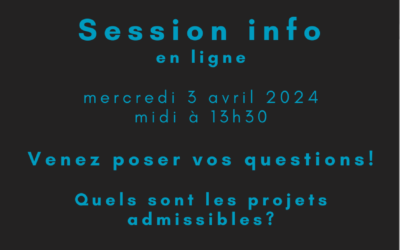 Session info: Fonds de développement culturel