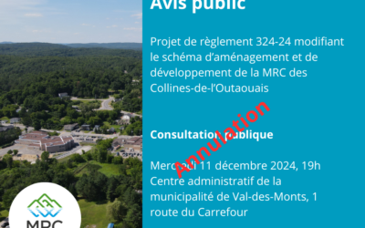 Annulation: Consultation publique