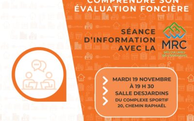 Séance d’information, La Pêche: Comprendre son évaluation foncière.