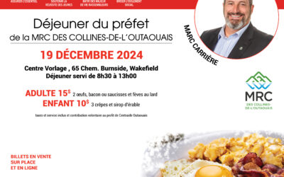 Déjeuner du préfet de la MRC des Collines