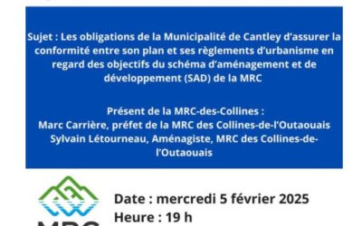 Séance d’information publique