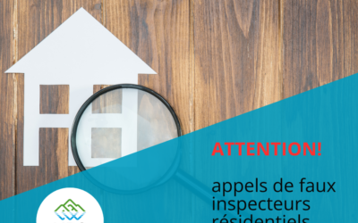 ATTENTION! Appels de faux inspecteurs résidentiels